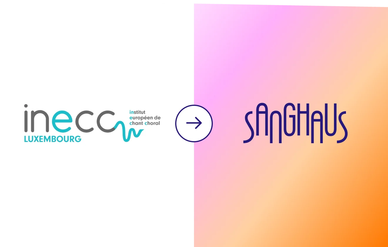 Le logo de l’INECC Luxembourg laisse place au logo Sanghaus.